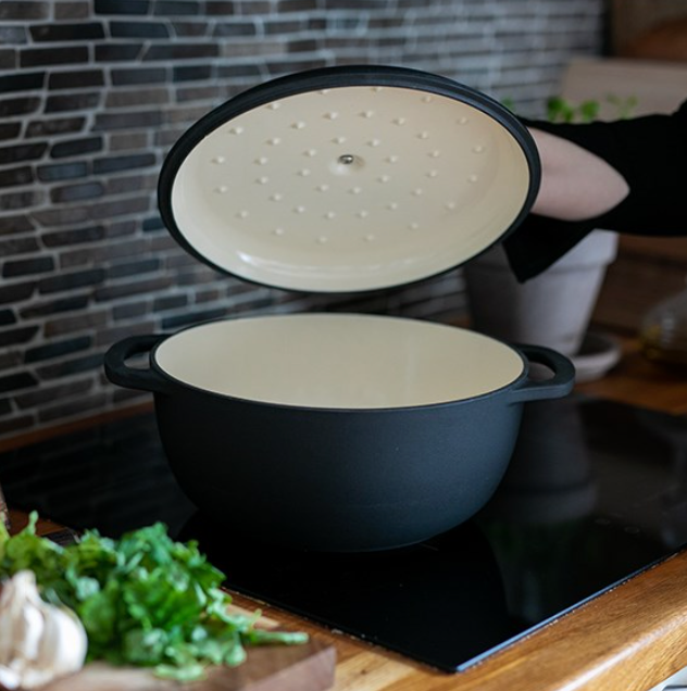 Gjutjärnsgryta Mattemaljerad, 28cm - Satake
